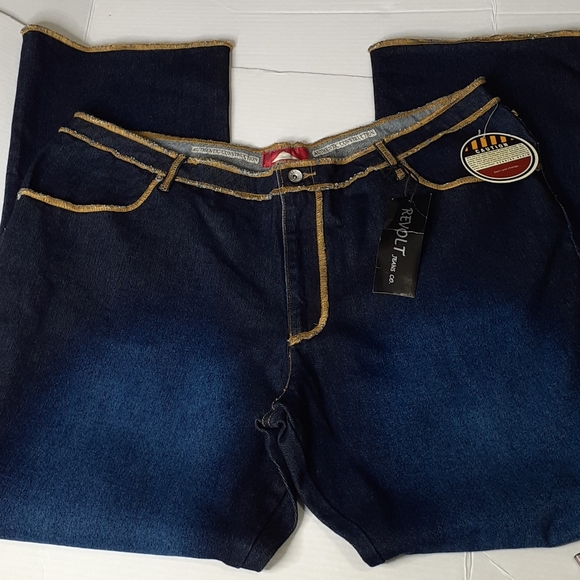 ReVolt Women's Jeans Raw Seams  Size 20 - Picture 2 of 16